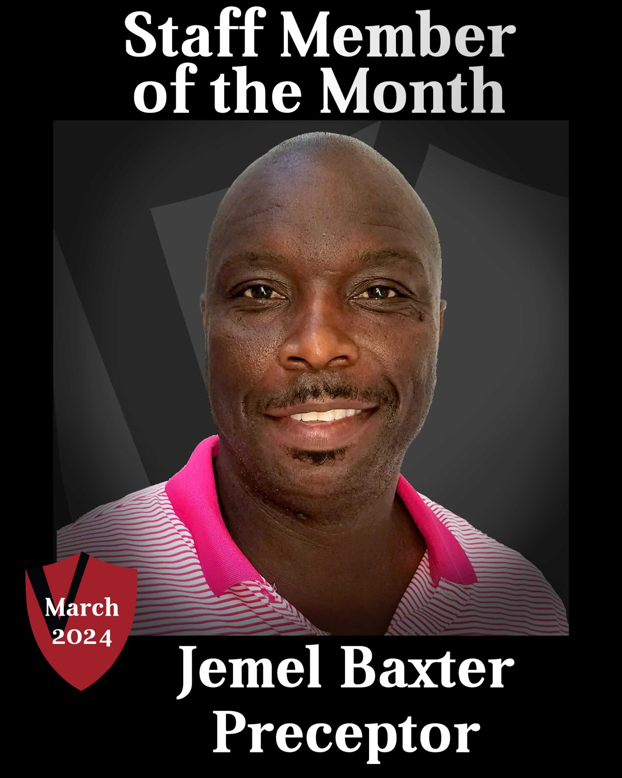 Staff Member of the Month - March 2024