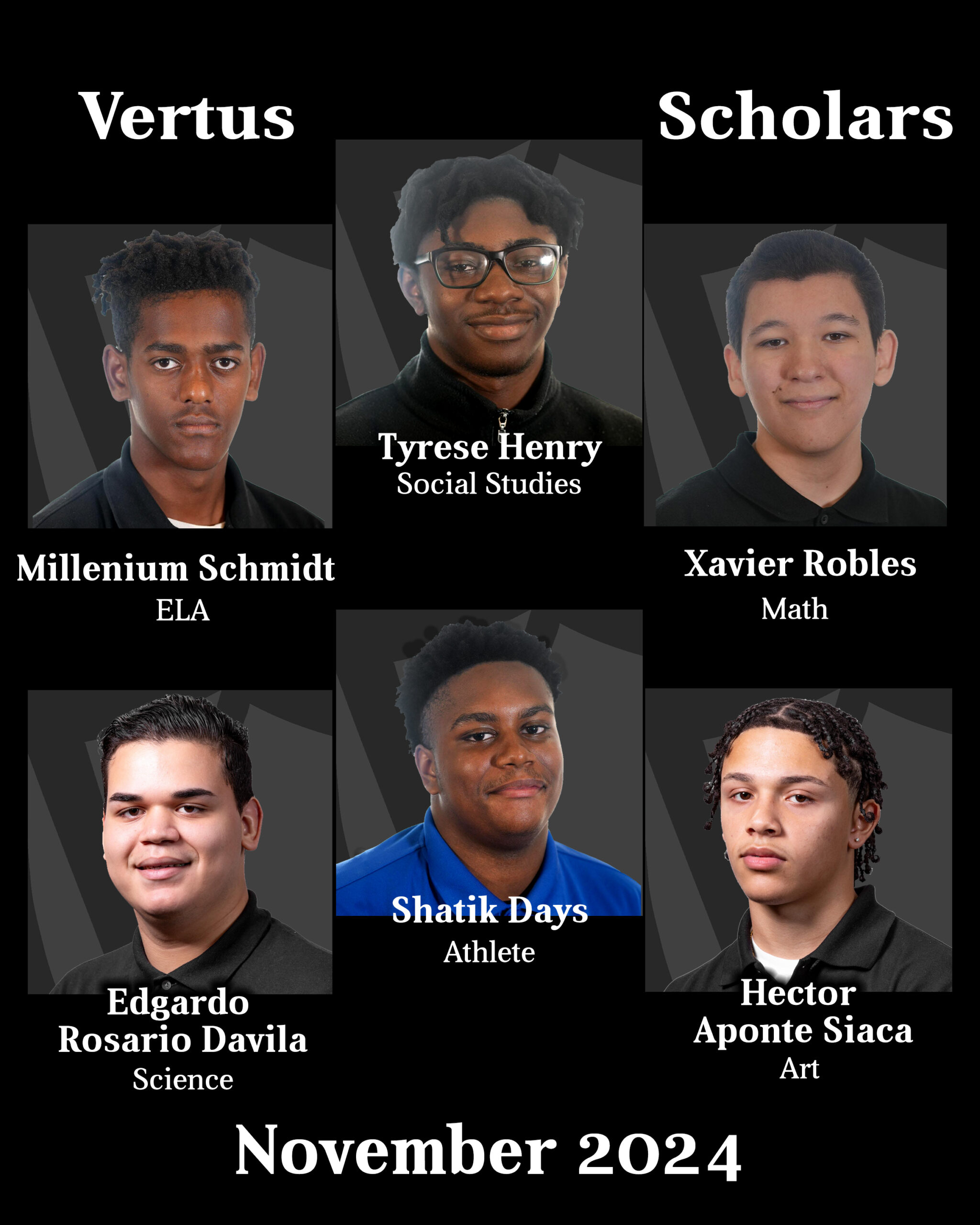 Vertus Scholars - November 2024