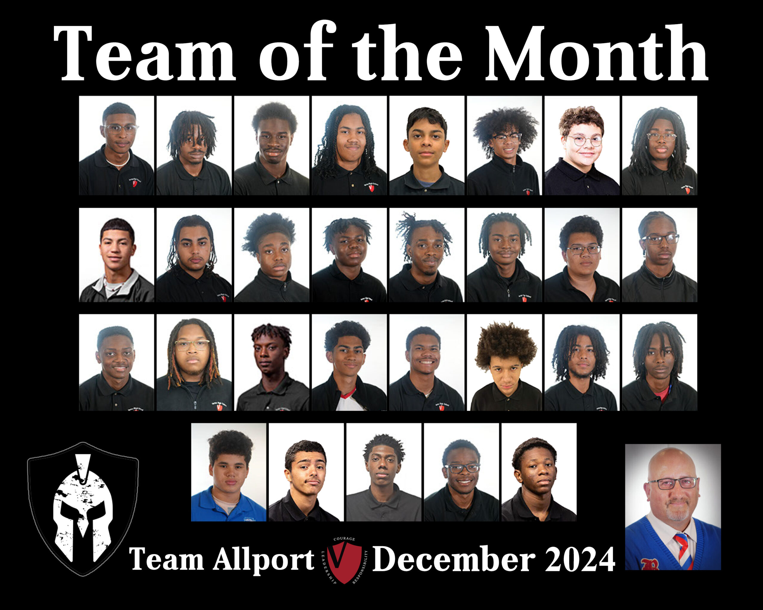 Team of the Month - December 2024