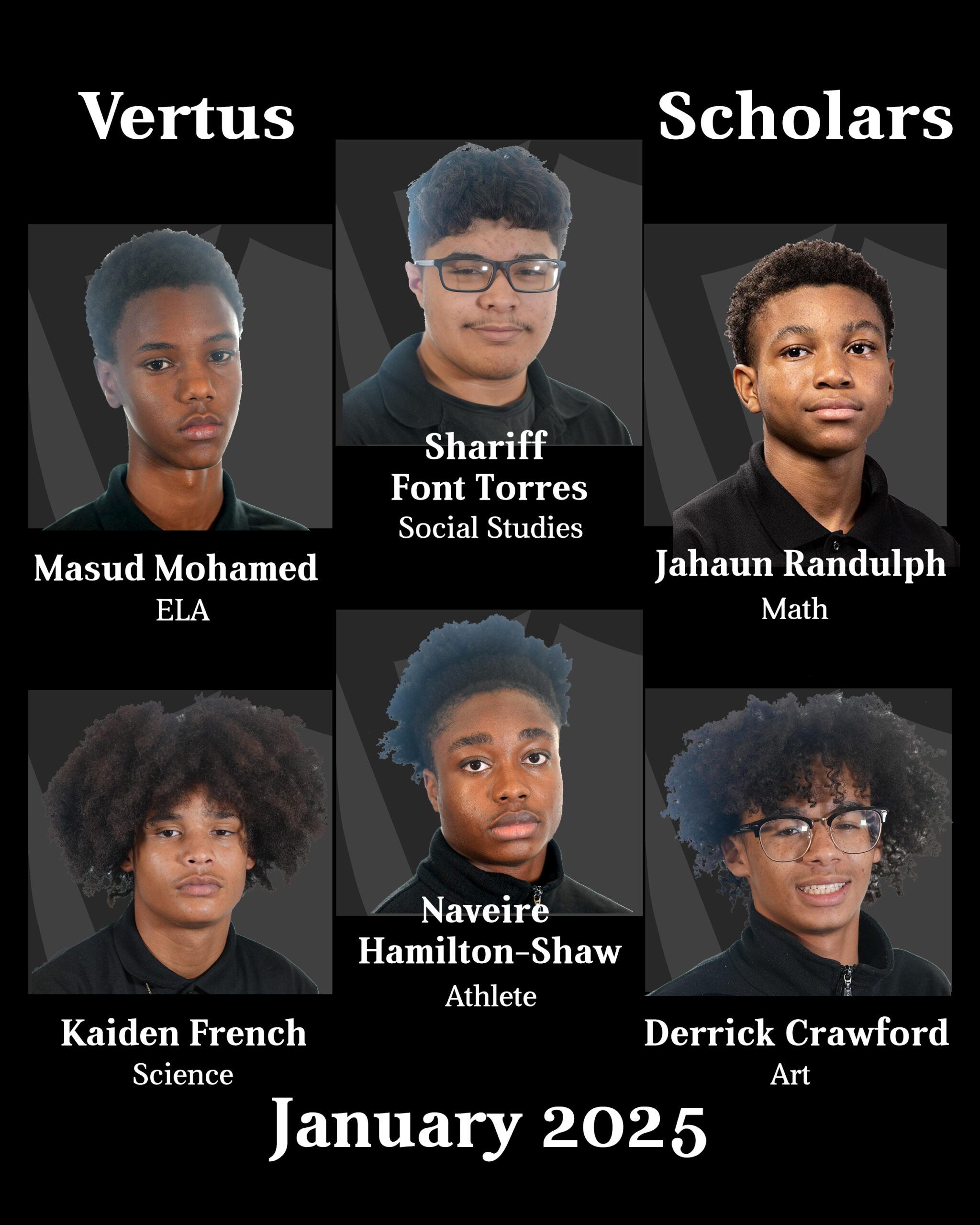 Vertus Scholars - January 2025